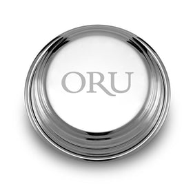 Oral Roberts Pewter Paperweight Shot #1