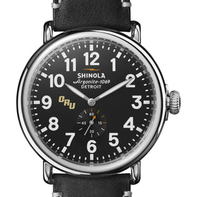 Oral Roberts Shinola Watch, The Runwell 47 mm Black Dial Shot #1