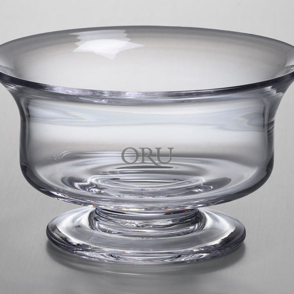 Oral Roberts Simon Pearce Glass Revere Bowl Med Shot #2