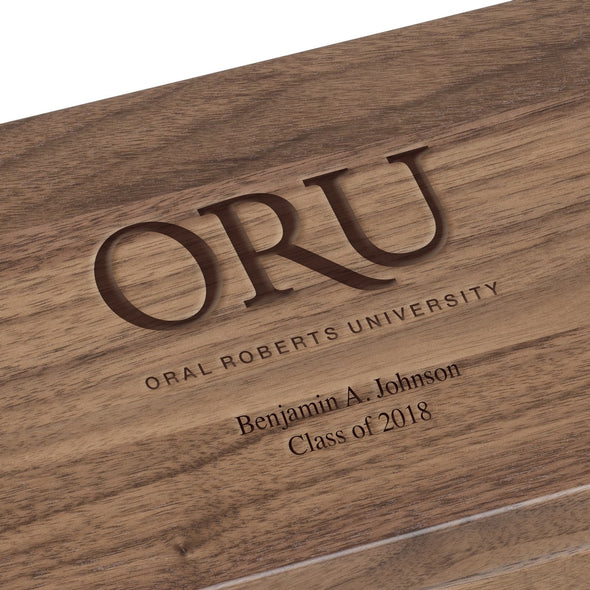 Oral Roberts Solid Walnut Desk Box Shot #2