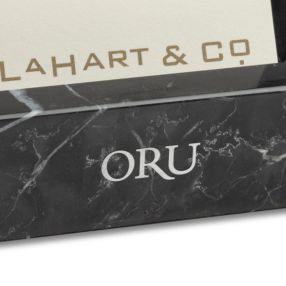 Oral Roberts University Marble Business Card Holder Shot #2
