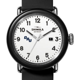 Oral Roberts University Shinola Watch, The Detrola 43mm White Dial at M.LaHart &amp; Co. Shot #1