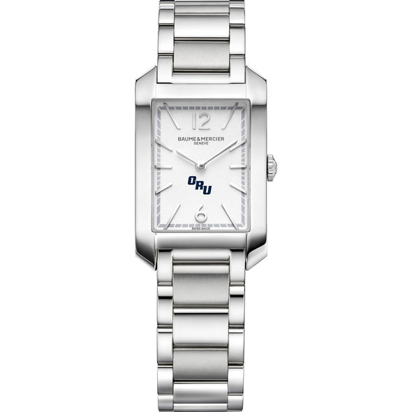 Oral Roberts Women's Baume et Mercier 35X22mm Hampton Watch with Silver Dial & Bracelet Shot #2