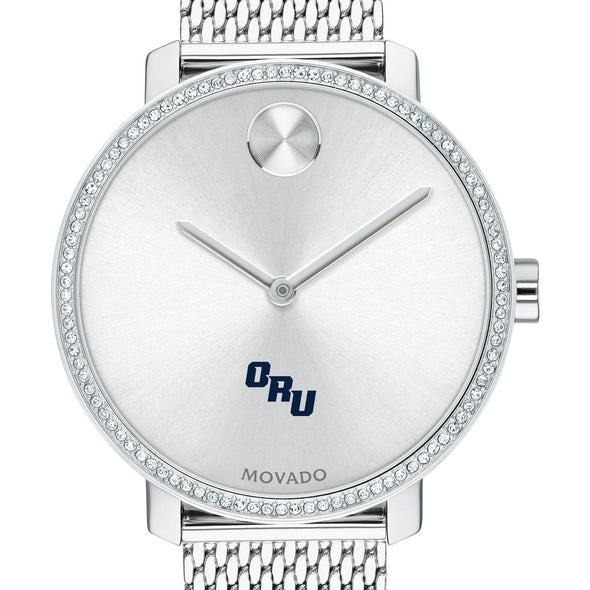 Oral Roberts Women's Movado Bold with Crystal Bezel & Mesh Bracelet Shot #1
