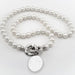 Pearl Necklace with Sterling Silver Charm