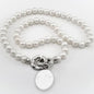 Pearl Necklace with Sterling Silver Charm Shot #1