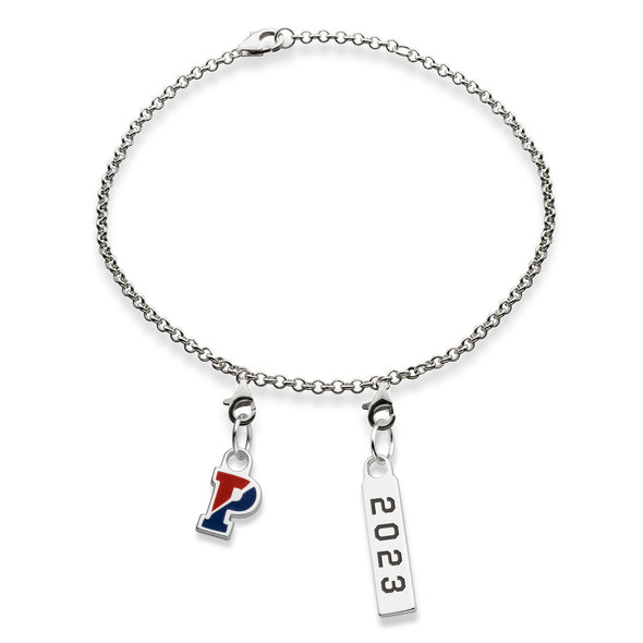 Penn Class Year Sterling Silver Anklet Shot #3