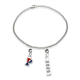 Penn Class Year Sterling Silver Anklet Shot #1