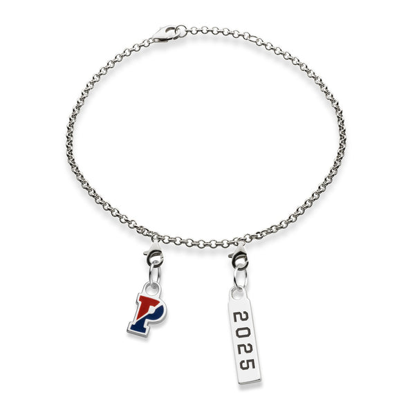 Penn Class Year Sterling Silver Anklet Shot #1