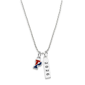 Penn Class Year Sterling Silver Necklace Shot #1
