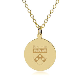 Penn Med 18K Gold Pendant & Chain Shot #1