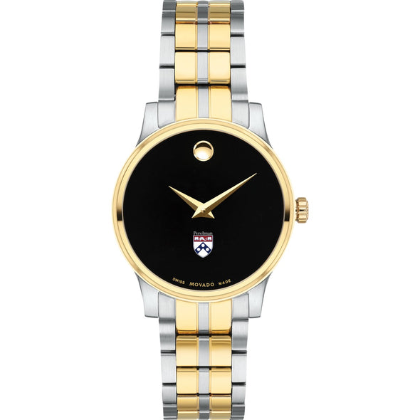 Penn Med Women's Movado Collection Two-Tone Watch with Black Dial Shot #2