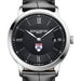 Penn Men's Baume et Mercier 40mm Classima Quartz Watch with Black Dial & Black Leather Strap