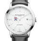 Penn Men's Baume et Mercier 42mm Classima Automatic Watch with White Dial & Black Leather Strap Shot #1
