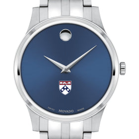 Penn Men's Movado Collection Stainless Steel Watch with Blue Dial Shot #1