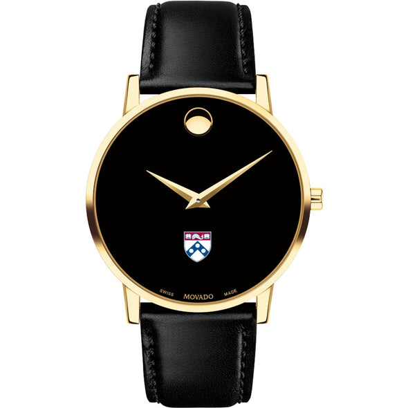 Penn Men's Movado Gold Museum Classic Leather Shot #2