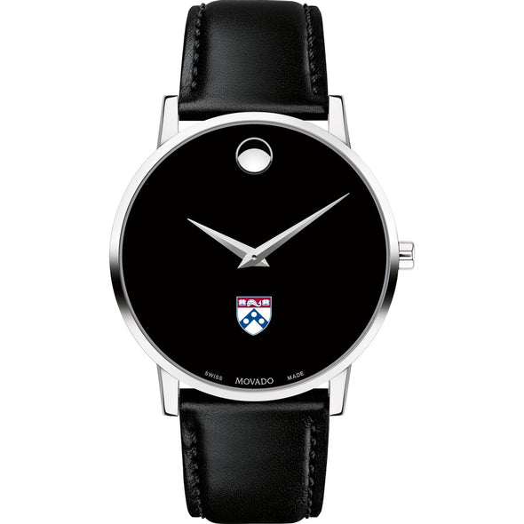 Penn Men&#39;s Movado Museum with Leather Strap Shot #2