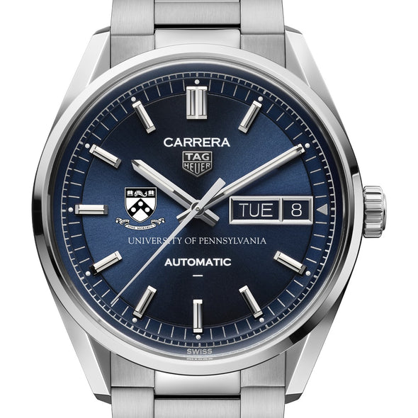 Penn Men's TAG Heuer Carrera Day-Date with Blue Dial Shot #1