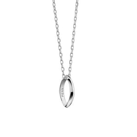 Penn Monica Rich Kosann Poesy Ring Necklace in Silver Shot #1