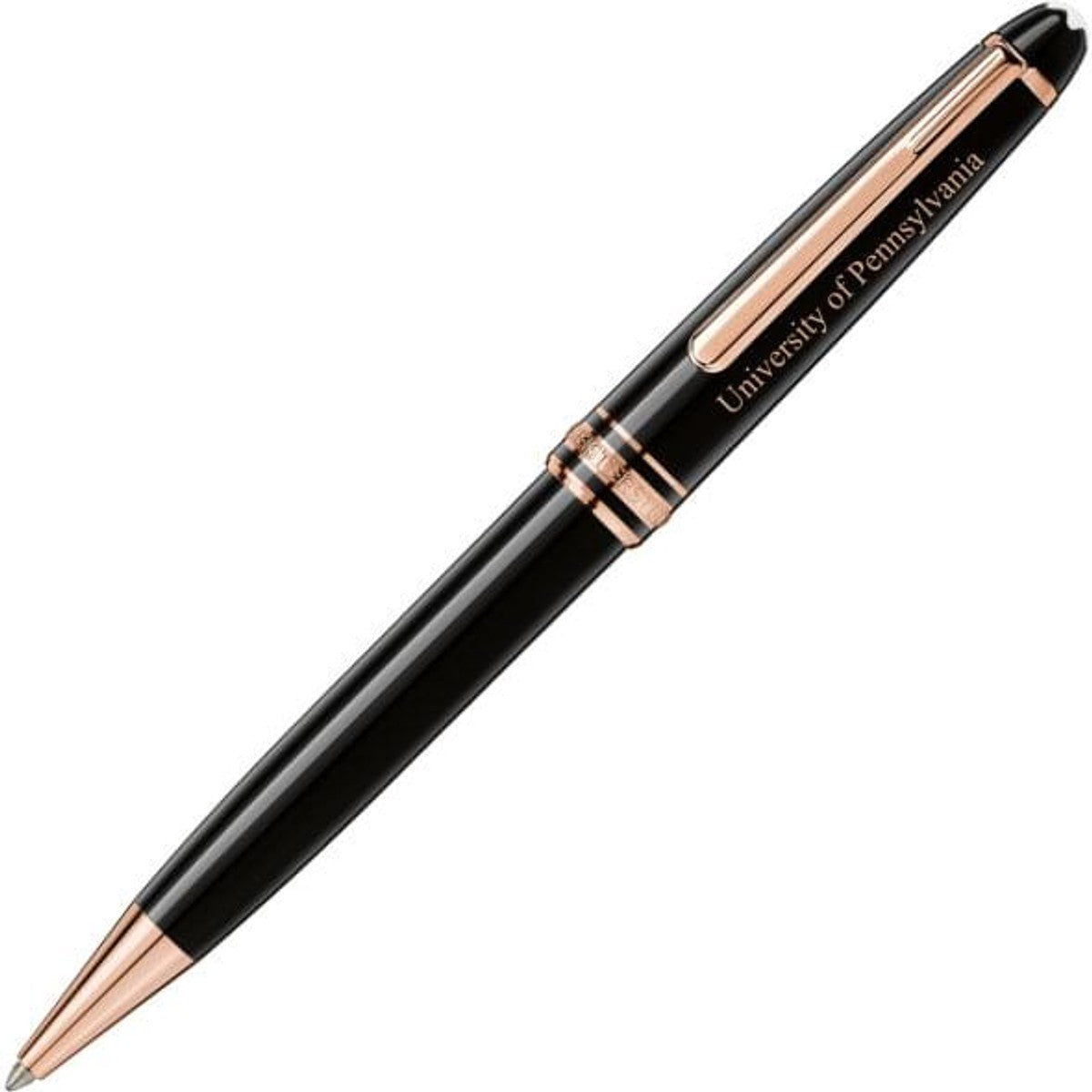 Penn Montblanc Meisterstück Classique Ballpoint Pen in Gold | M