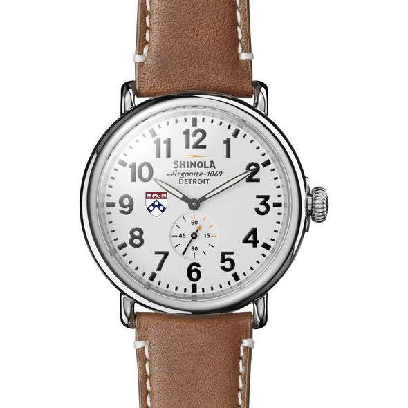 Penn Shinola Watch, The Runwell 47 mm White Dial Shot #2