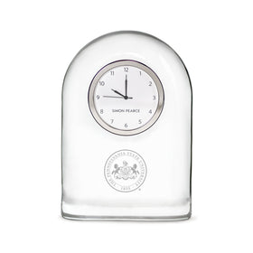 Penn State Glass Clock by Simon Pearce Shot #1