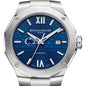 Penn State Men's Baume et Mercier 42mm Riviera Watch with Blue Dial & Bracelet Shot #1