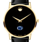 Penn State Men's Movado Gold Museum Classic Leather Shot #1
