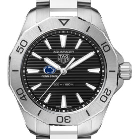 Penn State Men&#39;s TAG Heuer Steel Aquaracer with Black Dial Shot #1