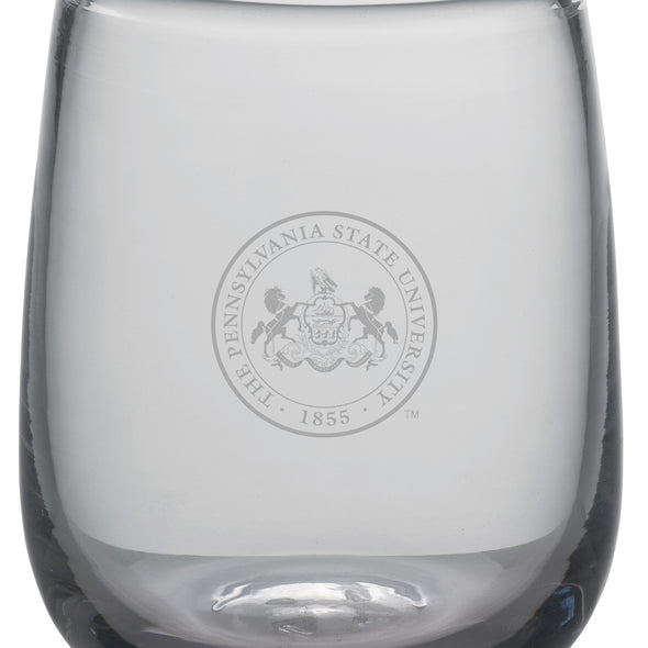 Penn State Stemless Tumbler Glass by Simon Pearce Shot #2
