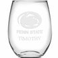 Penn State Stemless Wine Glasses Made in the USA - Set of 2 Shot #2