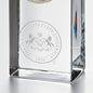 Penn State Tall Glass Desk Clock by Simon Pearce Shot #2