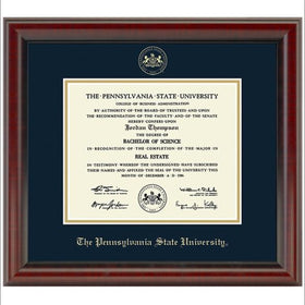 Penn State University Diploma Frame, the Fidelitas Shot #1