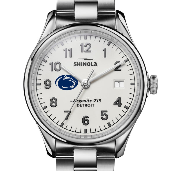 Penn State University Shinola Watch, The Vinton 38 mm Alabaster Dial at M.LaHart &amp; Co. Shot #1
