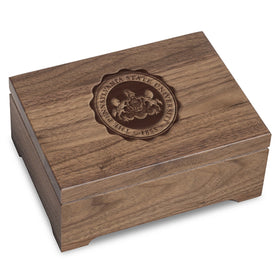 Penn State University Solid Walnut Desk Box Shot #1
