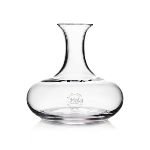 Penn State Wine Decanter by Simon Pearce Shot #1