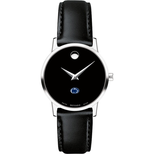 Penn State Women's Movado Museum with Leather Strap Shot #2