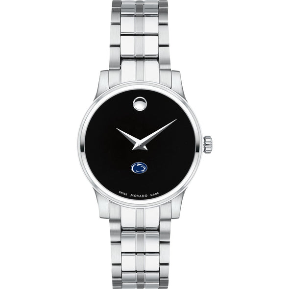 Penn State Women's Movado Stainless Steel Watch with Black Dial Shot #2