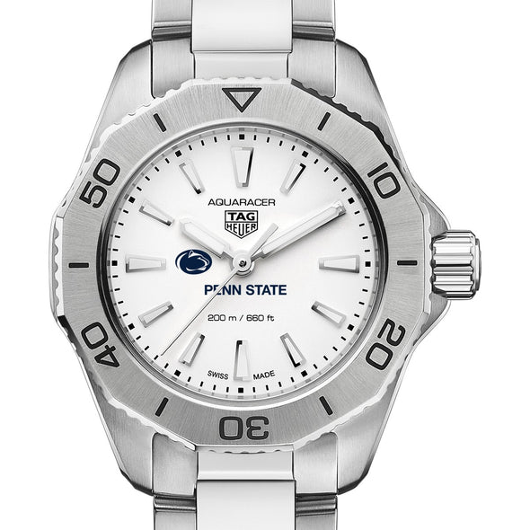 Penn State Women&#39;s TAG Heuer Steel Aquaracer with Silver Dial Shot #1
