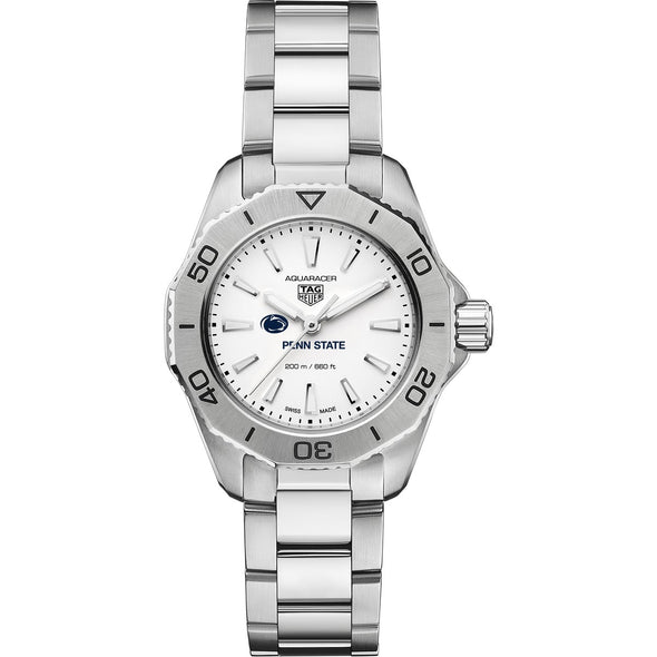 Penn State Women&#39;s TAG Heuer Steel Aquaracer with Silver Dial Shot #2