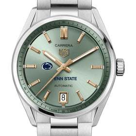 Penn State Women's TAG Heuer Steel Carrera Automatic with Green Dial Shot #1
