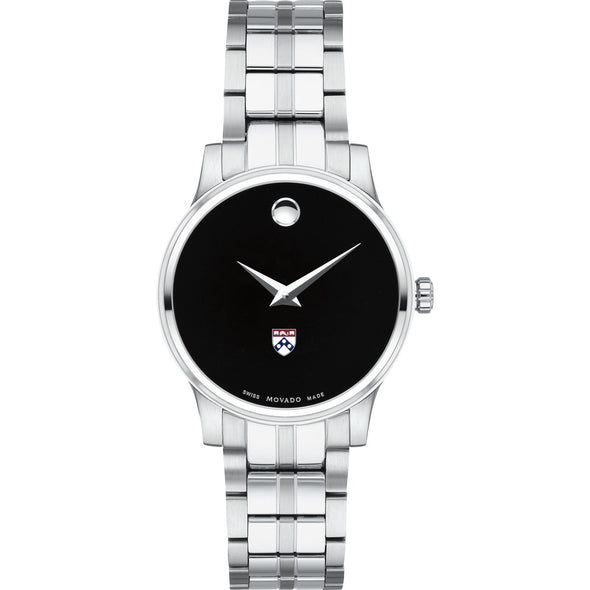 Penn Women's Movado Stainless Steel Watch with Black Dial Shot #2