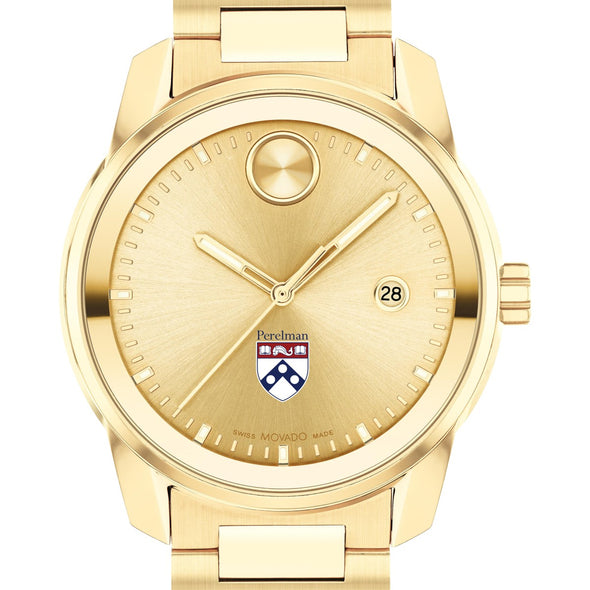 Perelman School of Medicine Men's Movado BOLD Gold with Date Window Shot #1