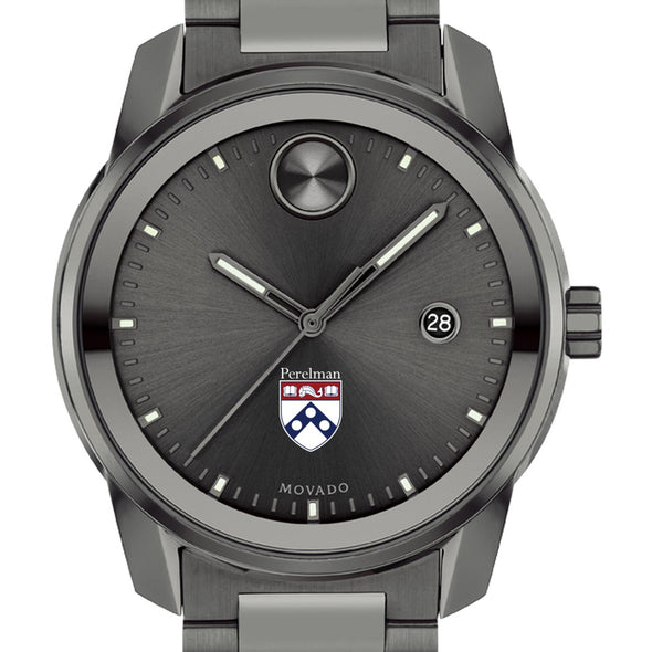 Perelman School of Medicine Men's Movado BOLD Gunmetal Grey with Date Window Shot #1