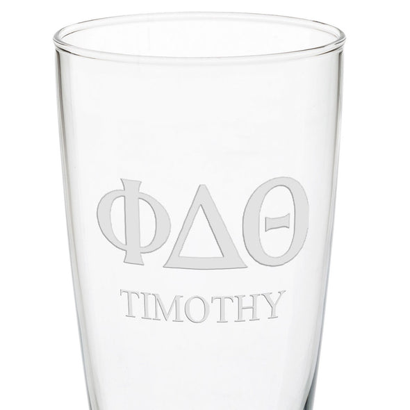 Phi Delta Theta 20oz Pilsner Glasses - Set of 2 Shot #3