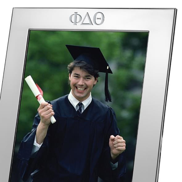 Phi Delta Theta Polished Pewter 8x10 Picture Frame Shot #2