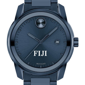 Phi Gamma Delta Men's Movado BOLD Blue Ion with Date Window Shot #1