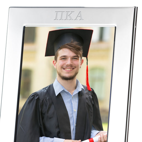 Pi Kappa Alpha Polished Pewter 5x7 Picture Frame Shot #2