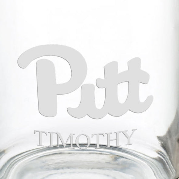 Pitt 13 oz Glass Coffee Mug Shot #3