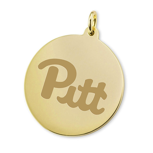 Pitt 14K Gold Charm Shot #1